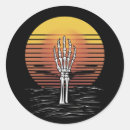 Search for retro zombie stickers Halloween