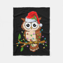 Search for christmas owl blankets Season