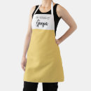 Search for soft aprons Yellow