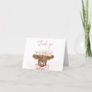 Search for highland cow thank you cards Girl
