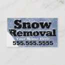 Search for snow removal business cards Winter
