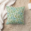 Search for watercolour floral cushions Leaves
