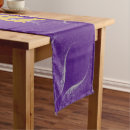 Search for purple and gold table runners Modern