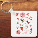 Search for cute heart key rings Cat