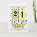 Search for black and yellow birthday cards Stripes