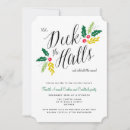 Search for deck the halls invitations Simple