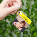 Search for yellow and grey key rings For him