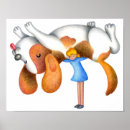Search for dog walking posters Girl