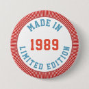 Search for 1989 accessories Birthday