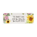 Search for floral birthday return address labels Floral baby shower