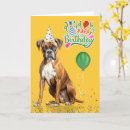 Search for boxer dog birthday cards Dogs