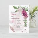 Search for mauve birthday invitations Blush