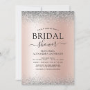 Search for silver glitter bridal shower invitations Bride
