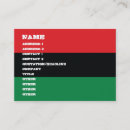 Search for africa african business cards Black pride