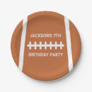 Search for football paper plates Sporty