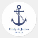 Search for navy blue nautical wedding stickers Classic