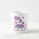 Search for unicorn cartoon mugs Whimsical