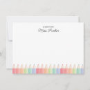 Search for color your own note cards Rainbow