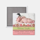 Search for flower square birth announcement cards Baby