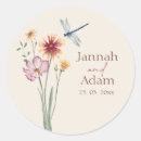 Search for colourful wedding stickers Minimalist