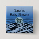 Search for zebra blue badges Baby shower