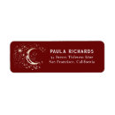 Search for red star return address labels Stars