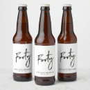Search for 40th birthday beer labels Modern