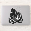 Search for black and white mermaid stickers Girl