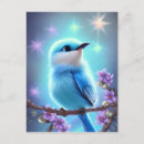 Search for kawaii bird postcards Blue