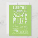 Search for st patricks day dinner party invitations Modern