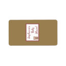 Search for farm birthday return address labels Pink