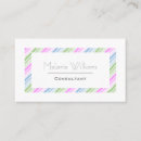 Search for colour consultant business cards Elegant
