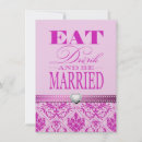 Search for eat drink and be married invitations Floral