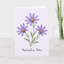 Search for autumn flowers birthday cards Aster