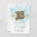 Search for blue sweet 16 invitations Party