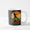 Search for eat sleep baseball mugs Cute