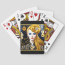 Search for blonde playing cards Black