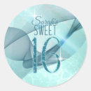 Search for teal aqua stickers Sweet 16