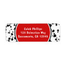 Search for black and white dog return address labels Dogs