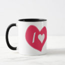 Search for heart design mugs I love you