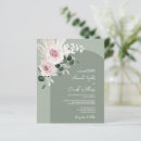 Search for floral botanical flowers orchid wedding invitations Pampas grass