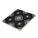 Search for black flower pattern tiles Decorative