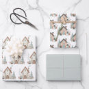Search for christmas house wrapping paper Whimsical