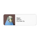 Search for parakeet return address labels Budgie