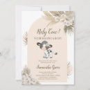Search for holy cow baby shower invitations Pampas grass