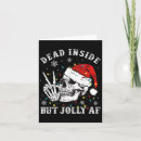 Search for skeleton santa christmas cards Humour