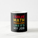 Search for math problems mugs Humour