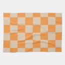 Search for orange tea towels Gingham