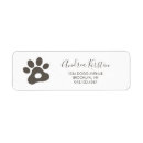 Search for cute dog return address labels Simple