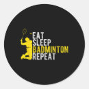 Search for hand fan stickers Favourite hobby badminton